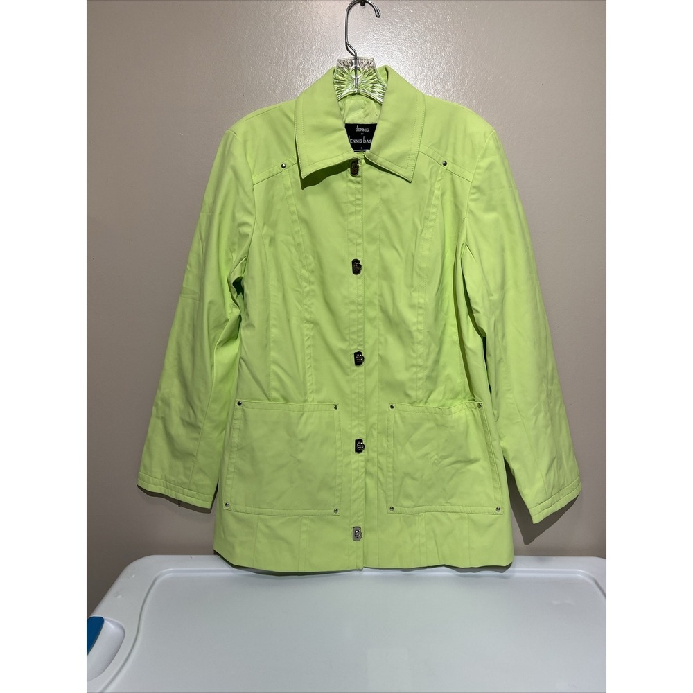 Dennis By Dennis Basso Windbreaker Coat Jacket Size Small